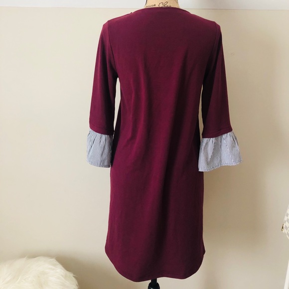 Burgundy dress - Picture 3 of 6